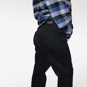 Vintage Straight Leg Black Jeans